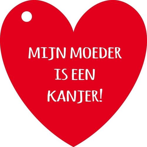 Moeder is een kanjer - kadokaartje