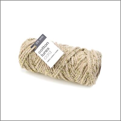 Lurex Twist 25M - Taupe