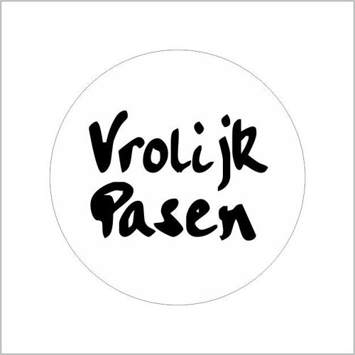 Etiket - Vrolijk Pasen