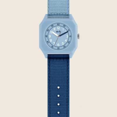 Blaue Zuckerwatte - Uhr