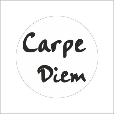 Etiquette - Carpe Diem-Blanc