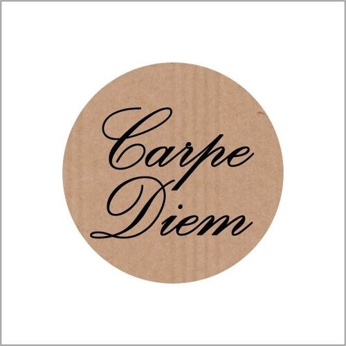 Carpe Diem - Wens etiket - rol van 500 stuks