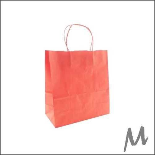 Kraft bag mini – Red (100 pieces)