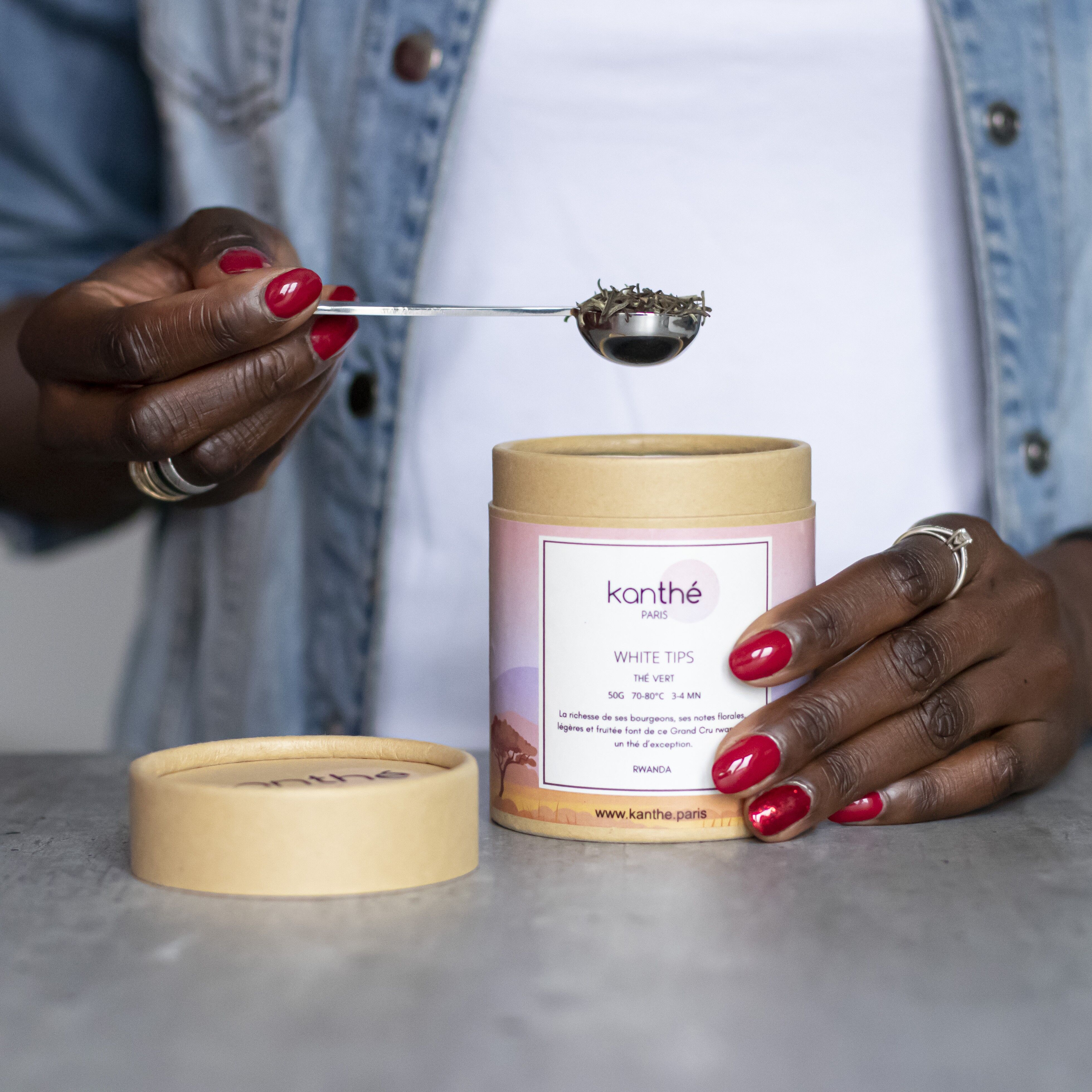 Weiße Spitzen - Grüner Tee - 70g