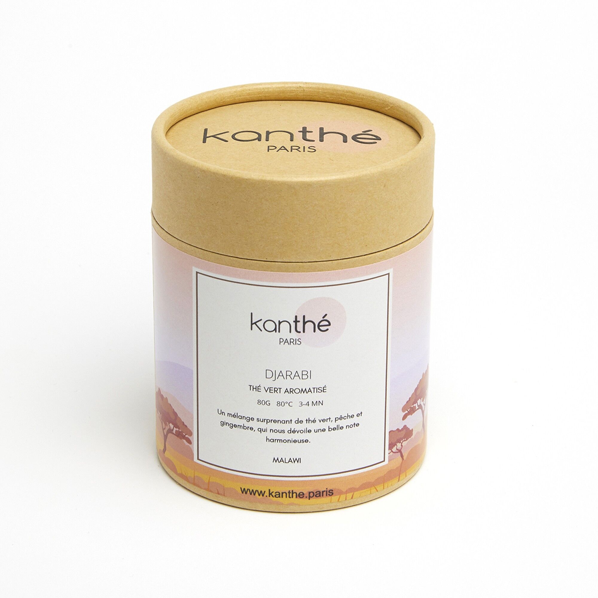 Djarabi – Grüner Tee mit Pfirsich und Ingwer – 80 g