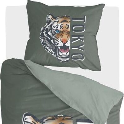 Byrklund 'Tokyo Tiger' one person duvet covers 140*200/220