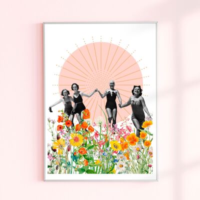 Freundinnen (Poster 20x30cm)