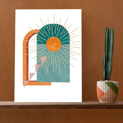 Fenster zur Sonne (Poster 30x40cm)