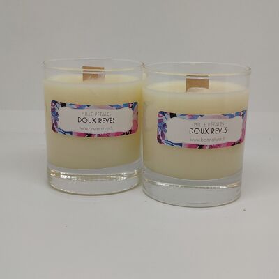 Handmade candle 150gr set of 3 different scents: "Lilac" "Angel" "Miss"