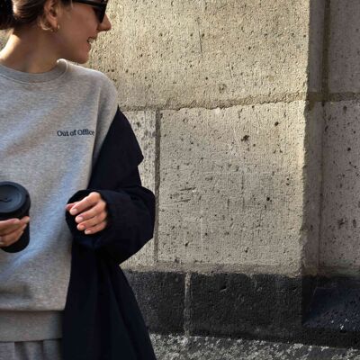 "Out of Office" Sweatshirt unisex - cloud