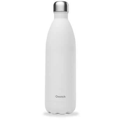 Bouteille isotherme MATT Blanc 1000ml