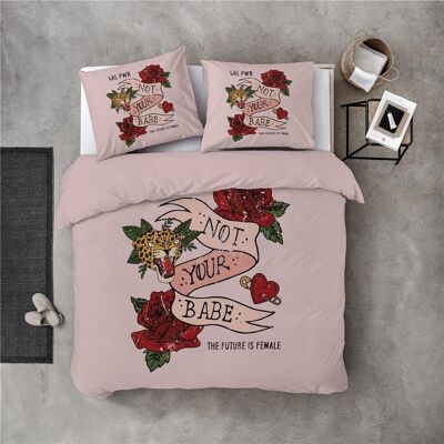 Byrklund 'Not Your Babe' one person duvet covers 200*200/220