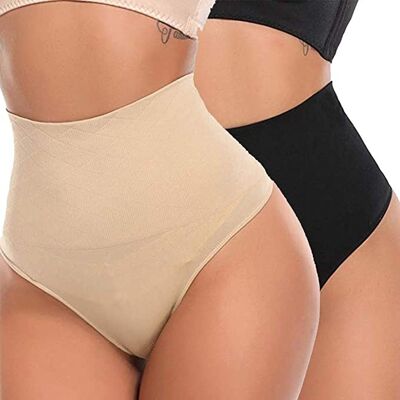 Slip a vita alta Shapewear - Nudo