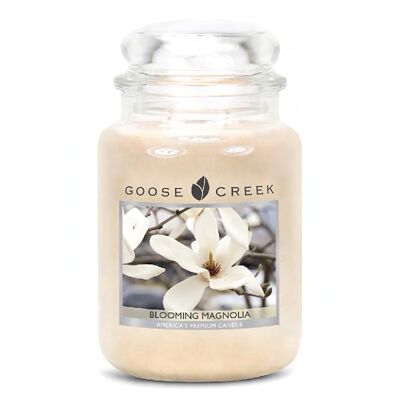 Bougie parfumée Grande Jarre Blooming Magnolia / Fleur de Magnolia - Goose Creek