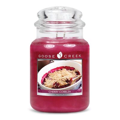 Bougie parfumée Grande Jarre Cherry Cobbler / Crumble à la cerise par Goose Creek