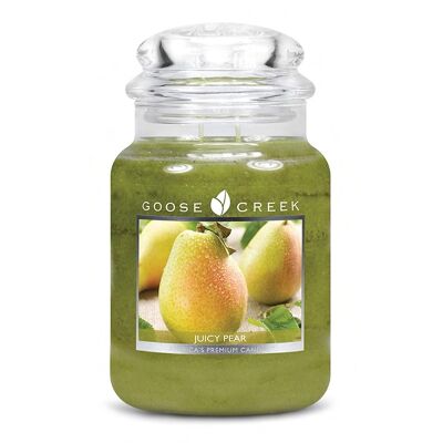 Bougie parfumée Grande Jarre Juicy Pear / Poire juteuse - Goose Creek