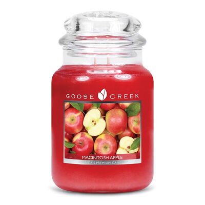Bougie parfumée Grande Jarre Macintosh Apple par Goose Creek