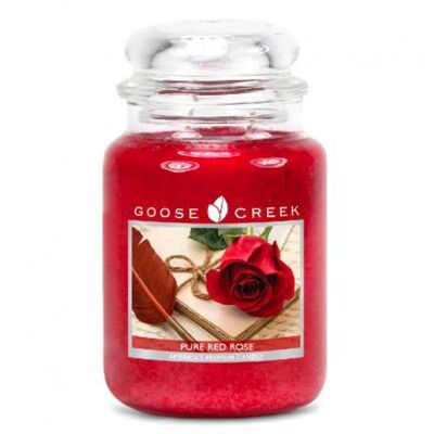 Bougie parfumée Grande Jarre Pure Red Rose / Pure Rose rouge - Goose Creek