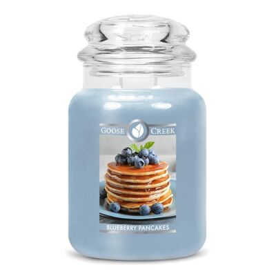 Bougie parfumée Grande Jarre Blueberry Pancakes / Pancakes aux myrtilles par Goose Creek