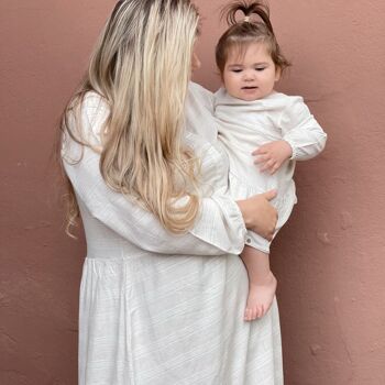 WHITE LINN Mini Me Robe Midi Lin - Mama L / XL 8