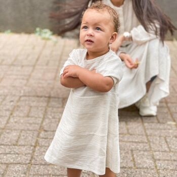 WHITE LINN Mini Me Midi Robe Lin - Tout-Petit 92 5