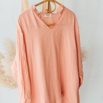 Blouse mom mousseline PEACH 1