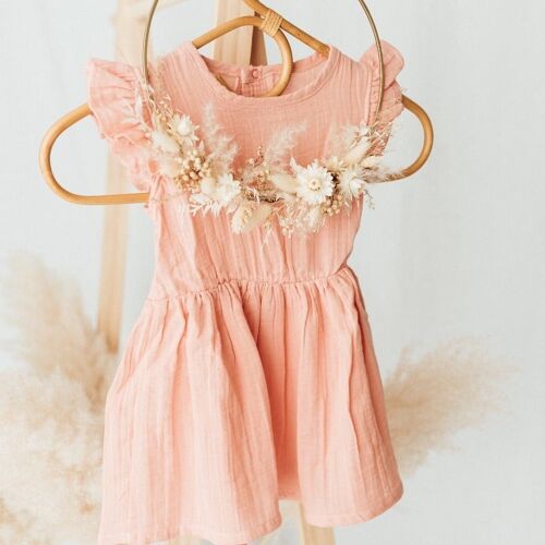 PEACH Musselin Baby Mädchen Kleid
