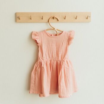 Robe bébé fille PEACH mousseline 7