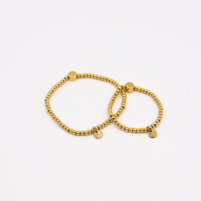 TOGETHER Mini Me ball bracelet, real gold-plated jewelry - Mama