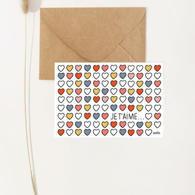 I love you card - Valentine's Day