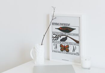 Affiche A4 - Deviens Papillon 1