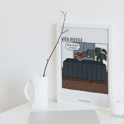 A4 poster - My refuge _ 250 g/m²