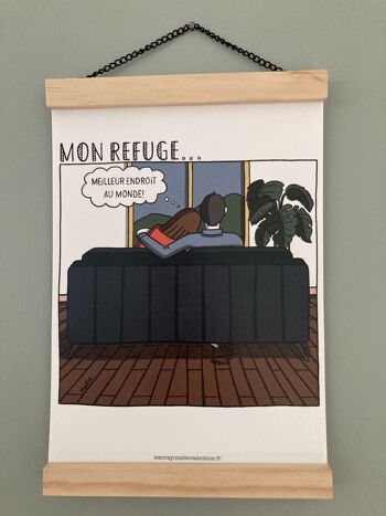 Affiche A4- Mon refuge _ 250 g/m² 3