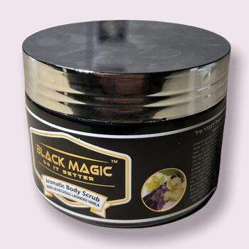 Black Magic - Gommage corporel aromatique - Minéraux de la Mer Morte, patchouli, lavande et vanille 6