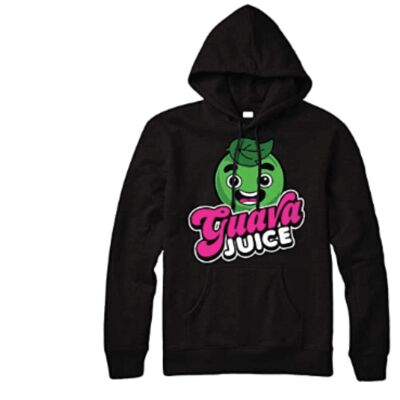 Guava Juice Hoodie Youtuber Kids Boys Girls Unisex Top Guava Juice Gift Top Black