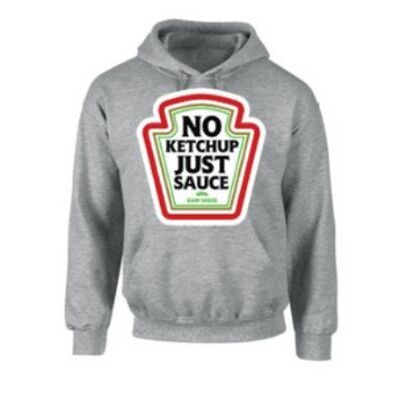 No Ketchup Just Sauce Funny ‘Man’s Not Hot’ Pullover Hoodie Men Women UNISEX Pink