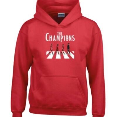 The Champions Hoodie Liverpool LFC BPL FOR Kids/Adults Red