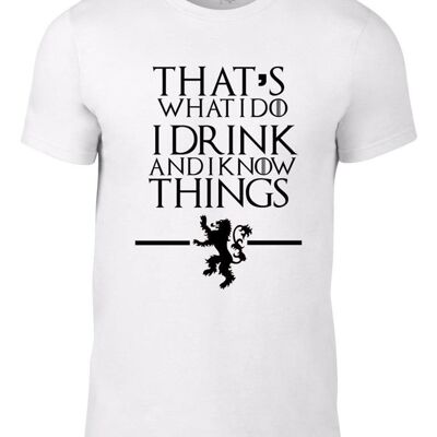 GAME OF THRONES DESIGN T- SHIRTS Pink