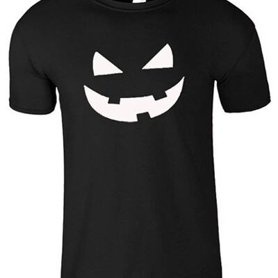 Halloween Pumpkin New Design Unisex T- Shirt Grey