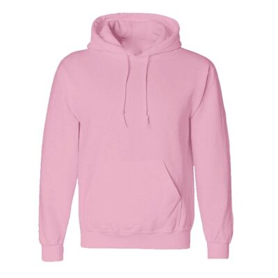 Men’s Pullover Hooded (Pink) Red