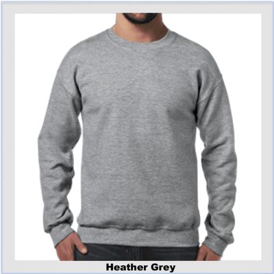 Set-In Sleeve Sweatshirt (Heather Grey) Grey