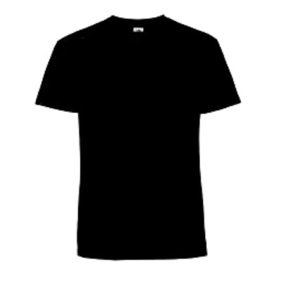 Men’s Classic Weight T-shirt (Black) Red