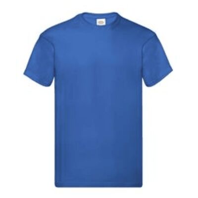 Men’s Classic Weight T-shirt (Royal Blue) Black