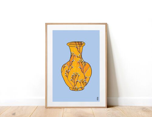 Gysophilla Vase A3 Art Print