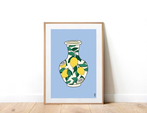 Limon Vase A3 Art Print