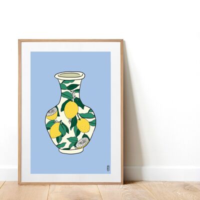 Limon Vase A3 Kunstdruck