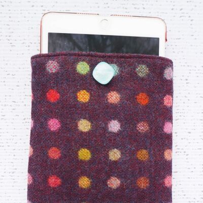 Tablet Case - Multispot Wine - Large