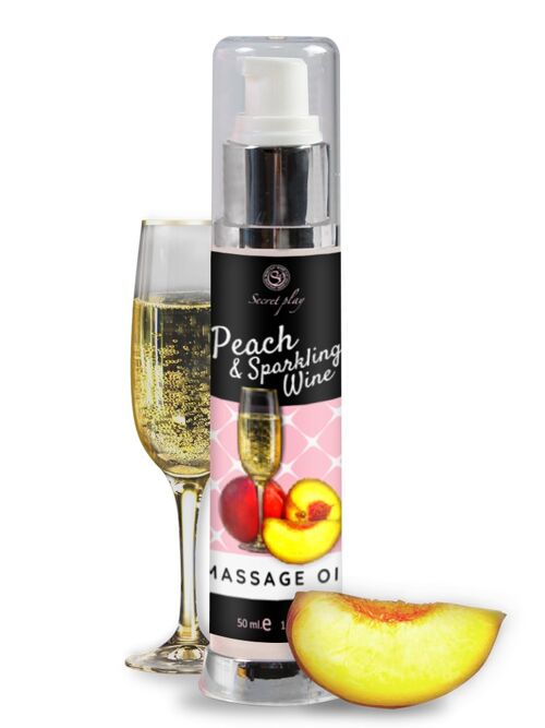 Peach & sparkling wine massage oil