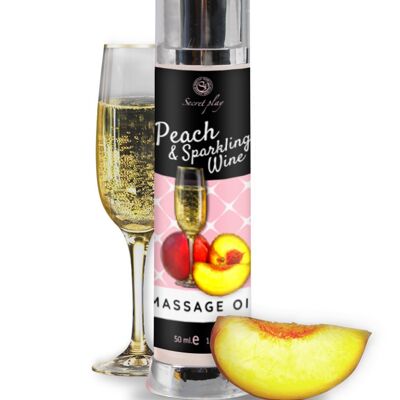 Peach & sparkling wine massage oil