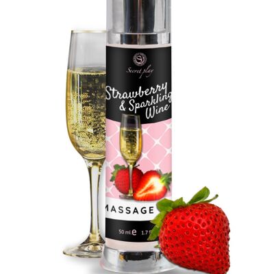 Strawberry & sparkling wine massage oil